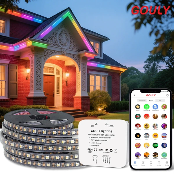 DC5V 18W Smart SK6812/WS2812B RGB LED Strip Lights