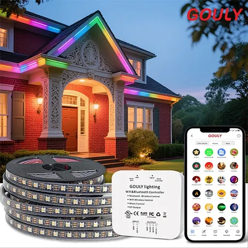 DC5V 18W Smart SK6812/WS2812B RGB LED Strip Lights